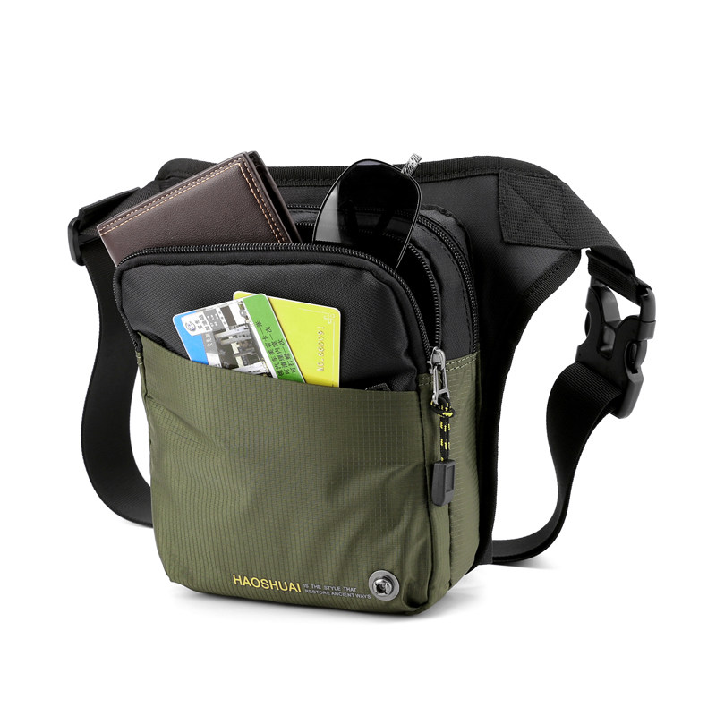 Haoshuai leg bag polyester sports and leisure