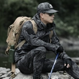 Камуфляжная куртка, демисезонный дорожный комплект, альпинистский флисовый плащ, увеличенная толщина