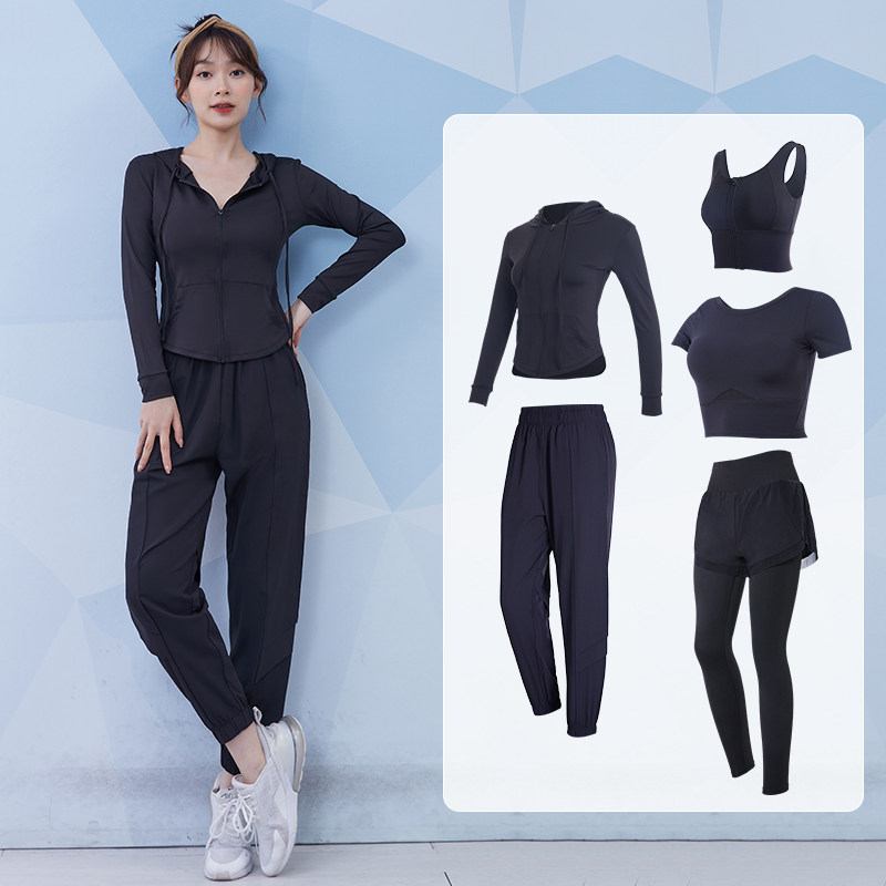 专业春秋跑步宽松长袖气质瑜伽服 vansydical范斯蒂克健身衣