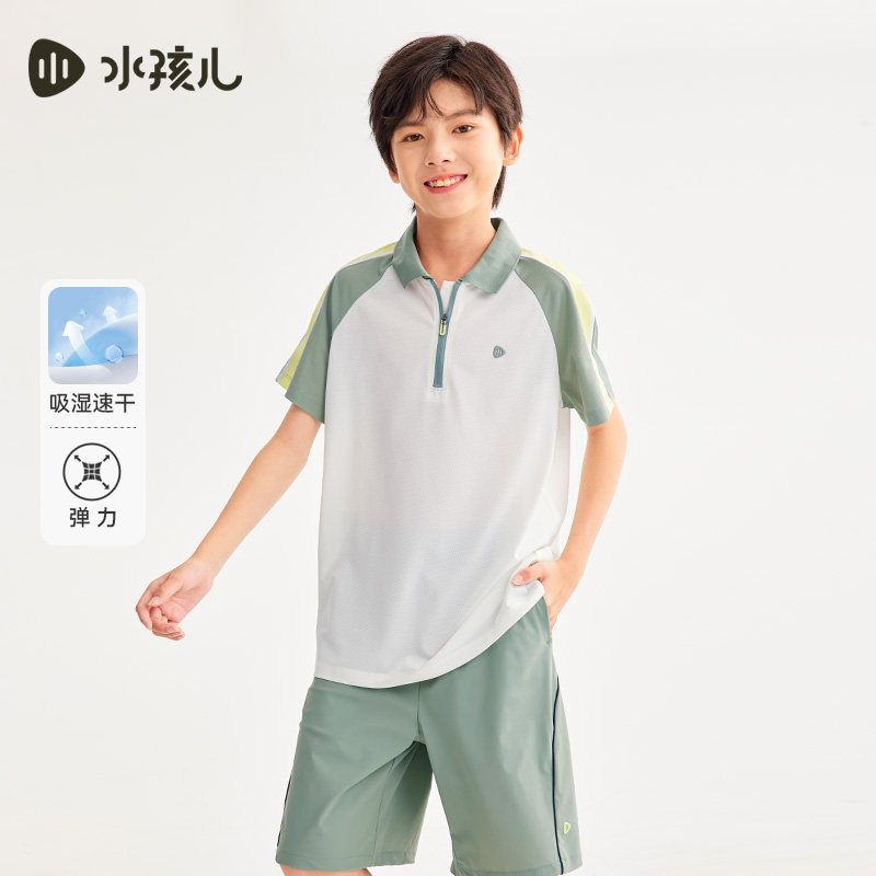 水孩儿男童短袖POLO衫