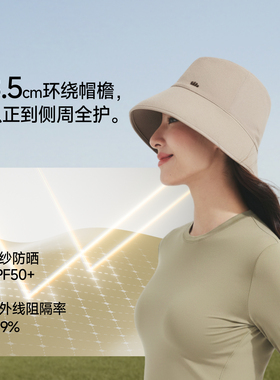 蕉下渔夫帽双面呢可卷时尚便携出行秋季新易收纳环绕宽帽檐盆帽