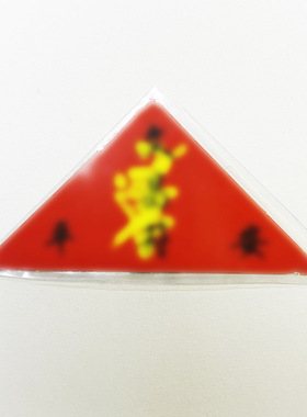 塑封三角卡加厚精修圆角印刷三角福多种图样产品配件证书