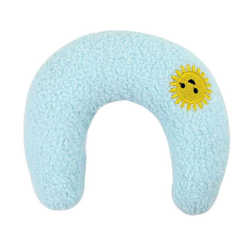 可爱猫咪专用毛绒小枕头u型抱枕柔软睡觉用猫垫子家居宠物,淘宝优惠券,粉丝福利购,淘宝优惠卷