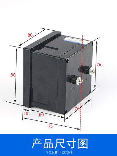 6L2电流表头指针式50/5 100/5 200/5交直流6L2电压表头 450V 500V - 图0