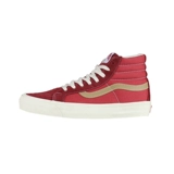 Vans, красные высокие кроссовки, повседневная обувь, 2018