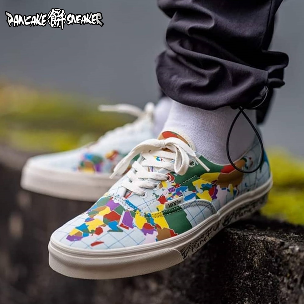 Vans Save Our Planet Sk8 Hi Era联名黑白彩色男女鞋VN0A4BV8T2V - 图0