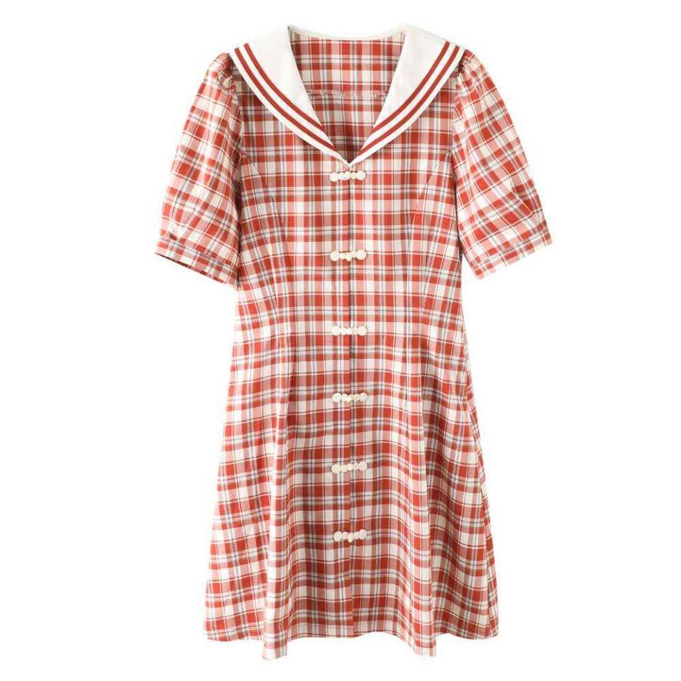 皇冠太平鸟女2020夏中国风连衣裙 佐佐家の工作室连衣裙