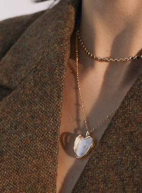 Missure白贝925银女原创项链