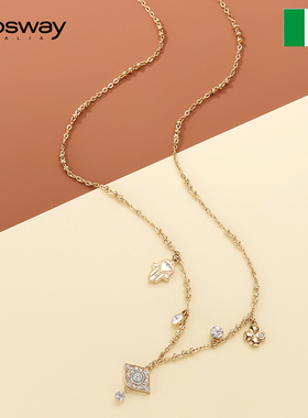 brosway欧美钛钢女款项链