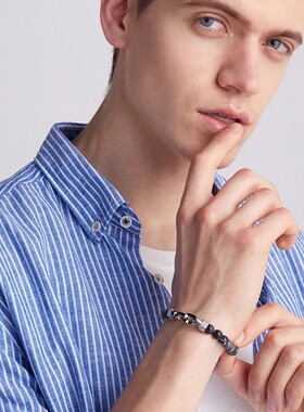 brosway系列男士原石欧美风手链