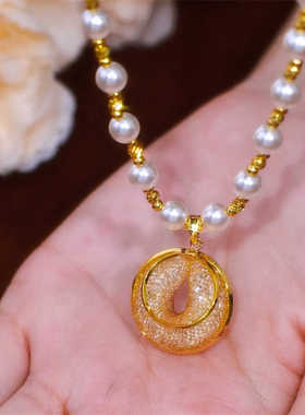 网状高级感爆款轻奢锁骨链金丝