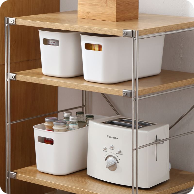 storage basket portable bathroom kitchen cosmetic desktop-图2