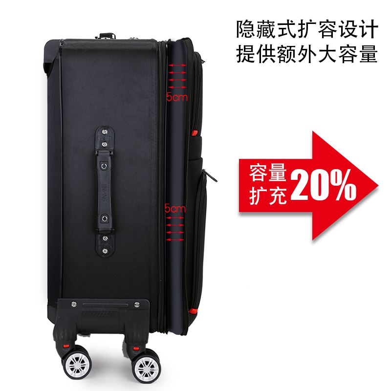 Large Suitcase Big Travel Bag 32 inch Case Luggage Trolley-图0