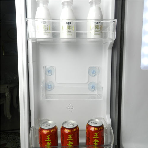 亚克力冰箱吸盘挂架便利店保鲜柜饮料展示架拆装收纳盒冰箱置物架 - 图2