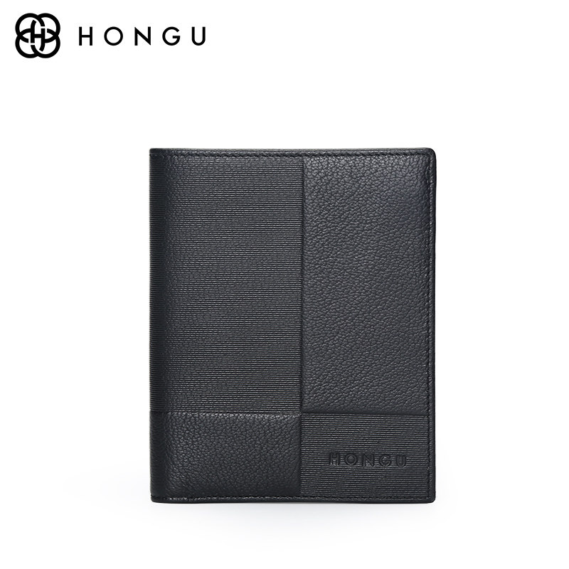 红谷钱包男短款真皮头层牛皮 红谷男包钱包