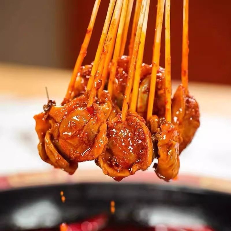 越汇鸡胗花小郡肝500g*10包 麻辣鸡郡肝重庆火锅烤肉串串食材商用,淘宝优惠券,粉丝福利购,淘宝优惠卷