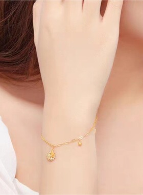 越南沙金小雏菊手链女百搭
