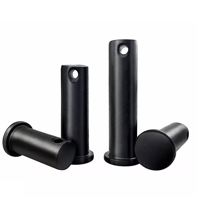 GB882 black pin flat head with hole pin
