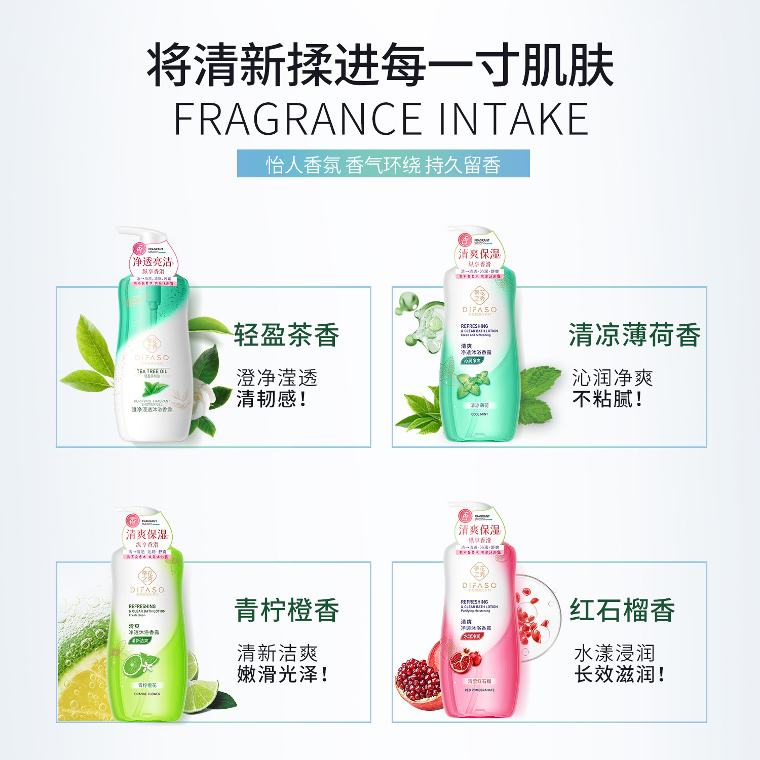 蒂花之秀二硫化硒玻尿酸洗发水护发素沐浴露套装去屑控油蓬松BBBB