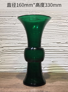 新中式风纯手工琉璃茶室装饰摆件