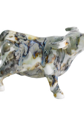 壹铭汇现代新中式窑变手工陶瓷动物民宿酒店桌面柜子软装饰品摆件