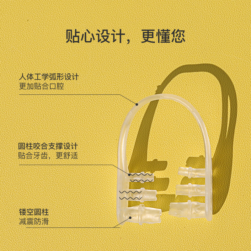 美国Dentek德泰克进口夜间防磨牙牙套成人大人睡觉硅胶咬合垫神器 - 图0