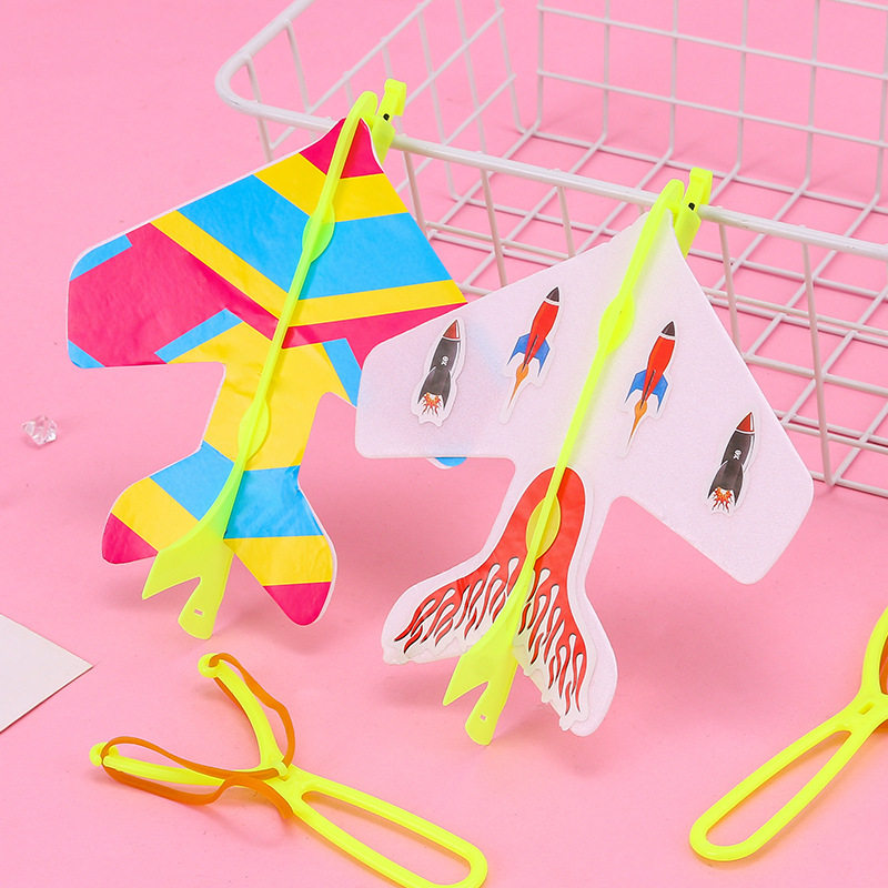 弹力战斗机小孩男孩儿童公园地摊小玩具发光弹射飞机泡沫闪光带灯,淘宝优惠券,粉丝福利购,淘宝优惠卷