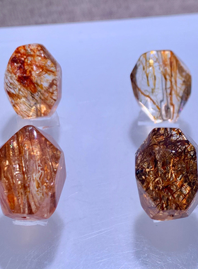 天然顺发云母黑金超随形雕刻件女