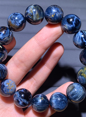 天然彼得石单圈水晶手链手串礼物