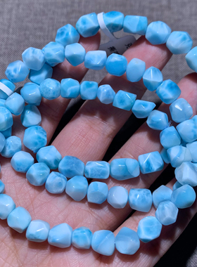 天然海纹石随形手链饰品礼物情侣