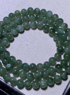 天然顺发绿发晶手链饰品礼物情侣