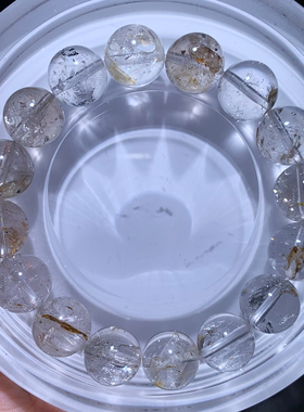 天然闪灵钻单圈手链老矿赫尔基钻