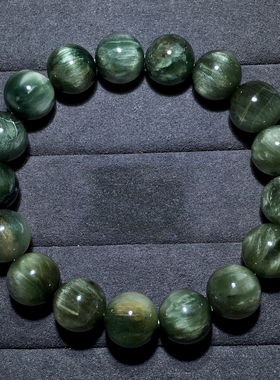 巴西天然绿发晶手链送礼情侣配饰