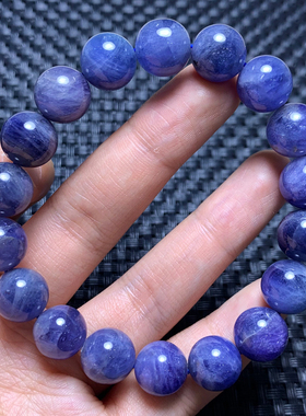 天然坦桑石单圈手链海洋之心水晶