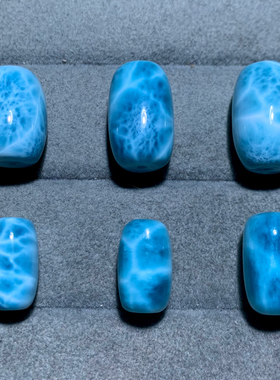 天然海纹石拉利玛桶珠玉化水晶女