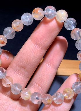 天然兔毛团团单圈手链兔毛绒发女