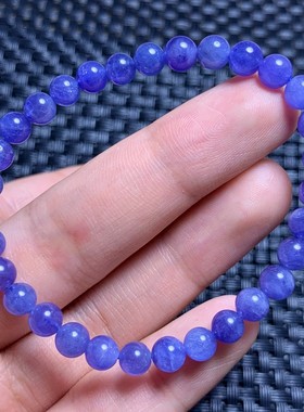 天然坦桑尼亚海洋之心坦桑石手链