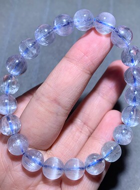 天然老矿冰透猫眼紫蓝锂辉石