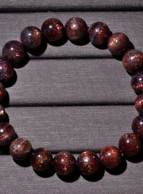 天然星空血滴堇青石单圈手链水晶