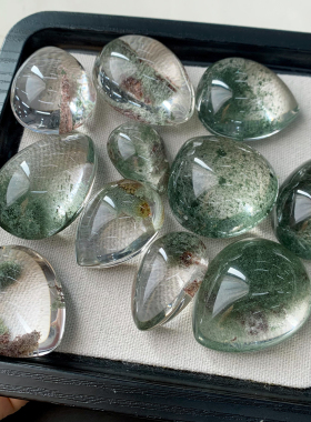 天然幽灵水晶吊坠配饰异象满天星