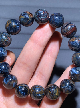 天然猫眼彼得石单圈手链礼物饰品