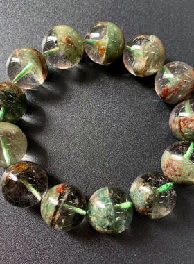 天然半盆莫奈幽灵单圈手链饰品女