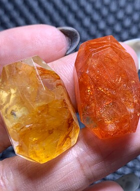 巴西天然原色红胶花随形配件散珠