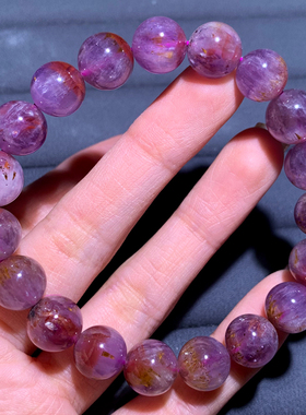 天然极光水晶手链单圈饰品手串女