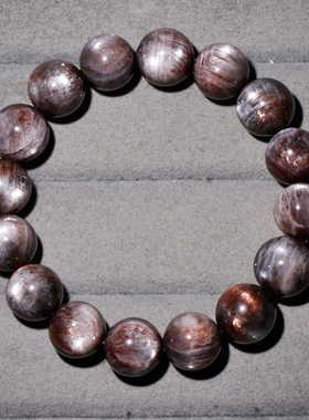 天然金沙星辉骨干单圈手链饰品女