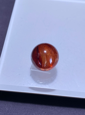 天然巴西原色胶花小球单珠红鸩女