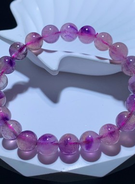 天然超七水晶单圈手链饰品礼物女