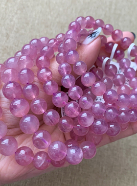 天然星光紫马粉马达加斯加水晶女