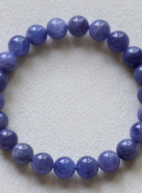 天然坦桑石坦桑尼亚手链饰品女生