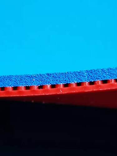 袁义兴乒乓狂猿蛋糕蓝海绵内能粘性乒乓球套胶 - 图3